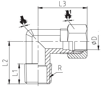 Male Elbow Compression fittings, Brass connectors, Brass Pipe Joint Fittings, Pneumatic Fittings, Air Fittings